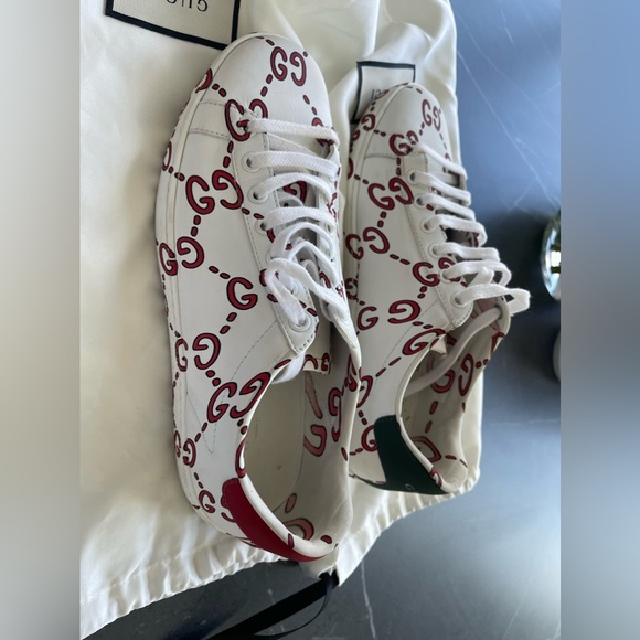 Gucci GG Ace Sneakers Size 8 - Picture 2 of 10